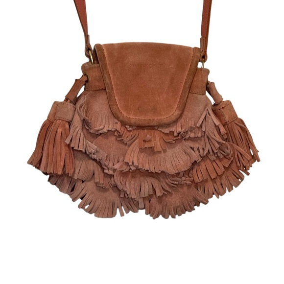 See By Chloe fringe tassels suede crossbody mini purse - Picture 2 of 6